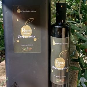 Olio EVO varietà Carboncella Latta 5L Cod. 002