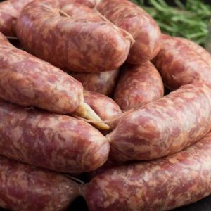 3 Salsicce di prosciutto di Suino nero al pascolo cod001